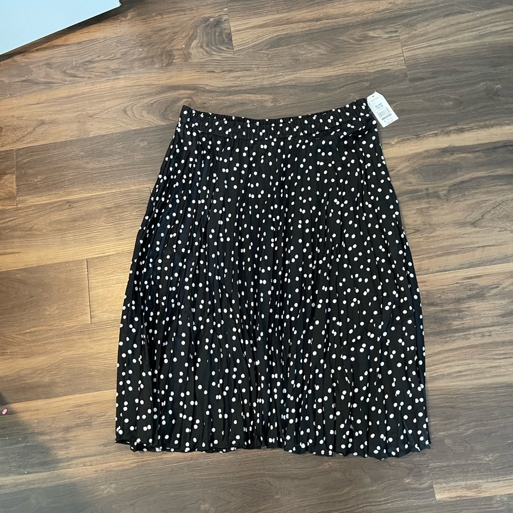 PolkaDot MIDI Skirt